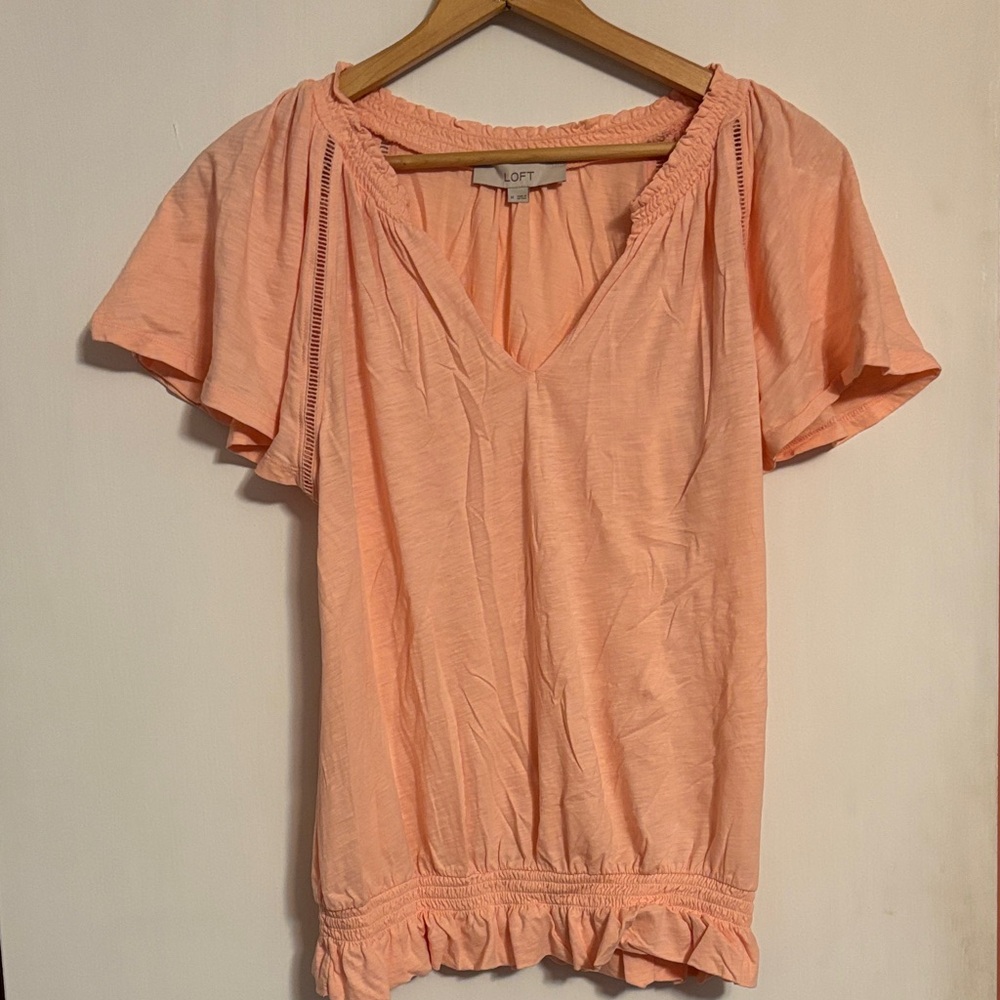LOFT Women's Coral Blouse